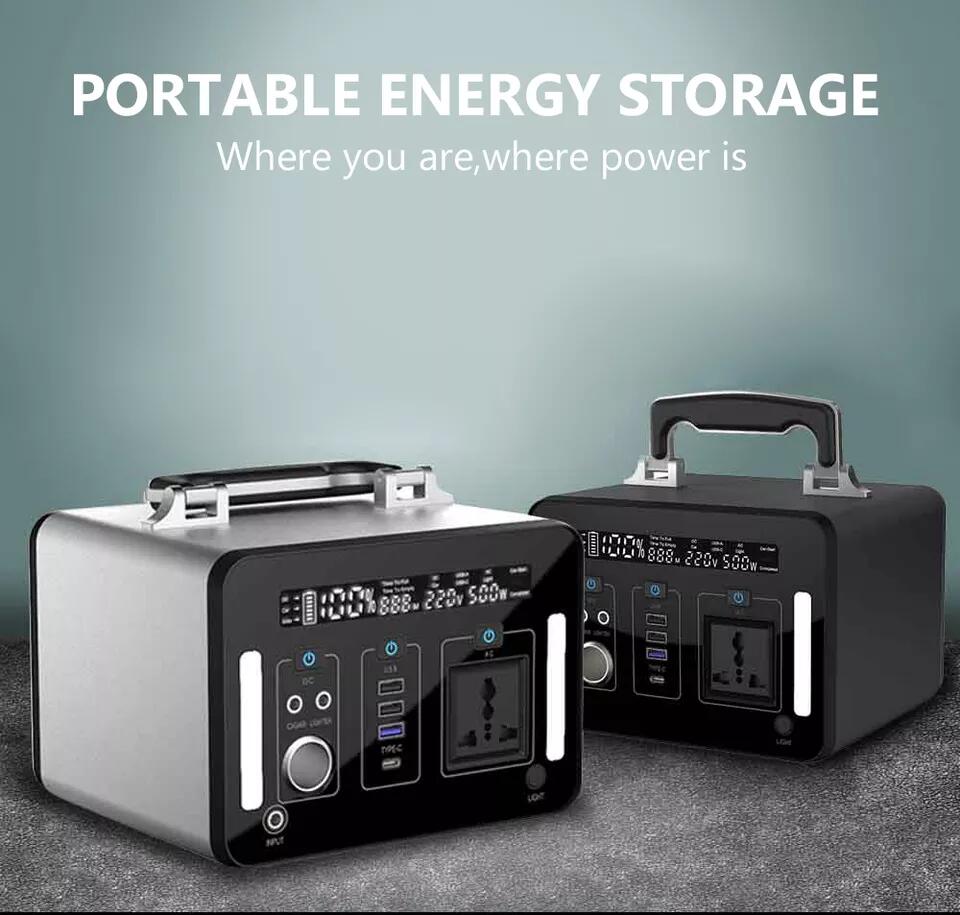 NEW 220v Mobile Battery Security Portable Rechargeable Power Station