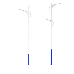 Highway OEM ODM Galvanized Q235 Steel Street Light Pole