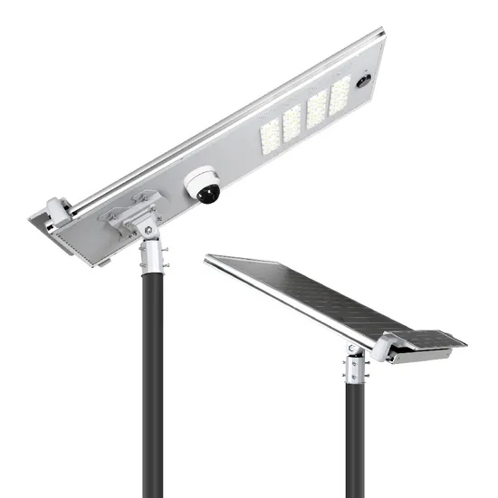 Self Cleaning Solar Street Light with 4G WiFi CCTV Camera All in One Outdoor Security Solution