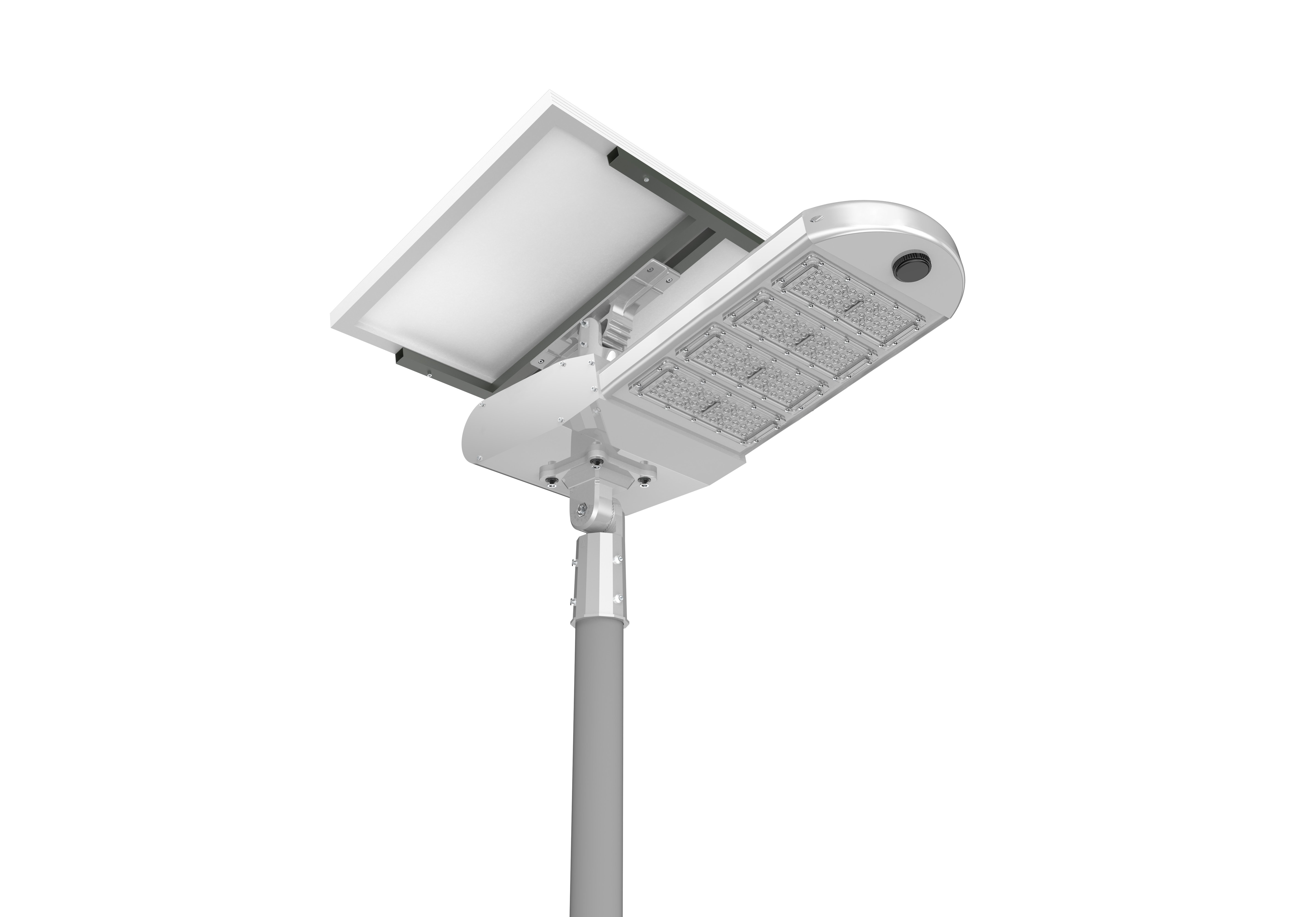 Automated White Commercial Street Lighting