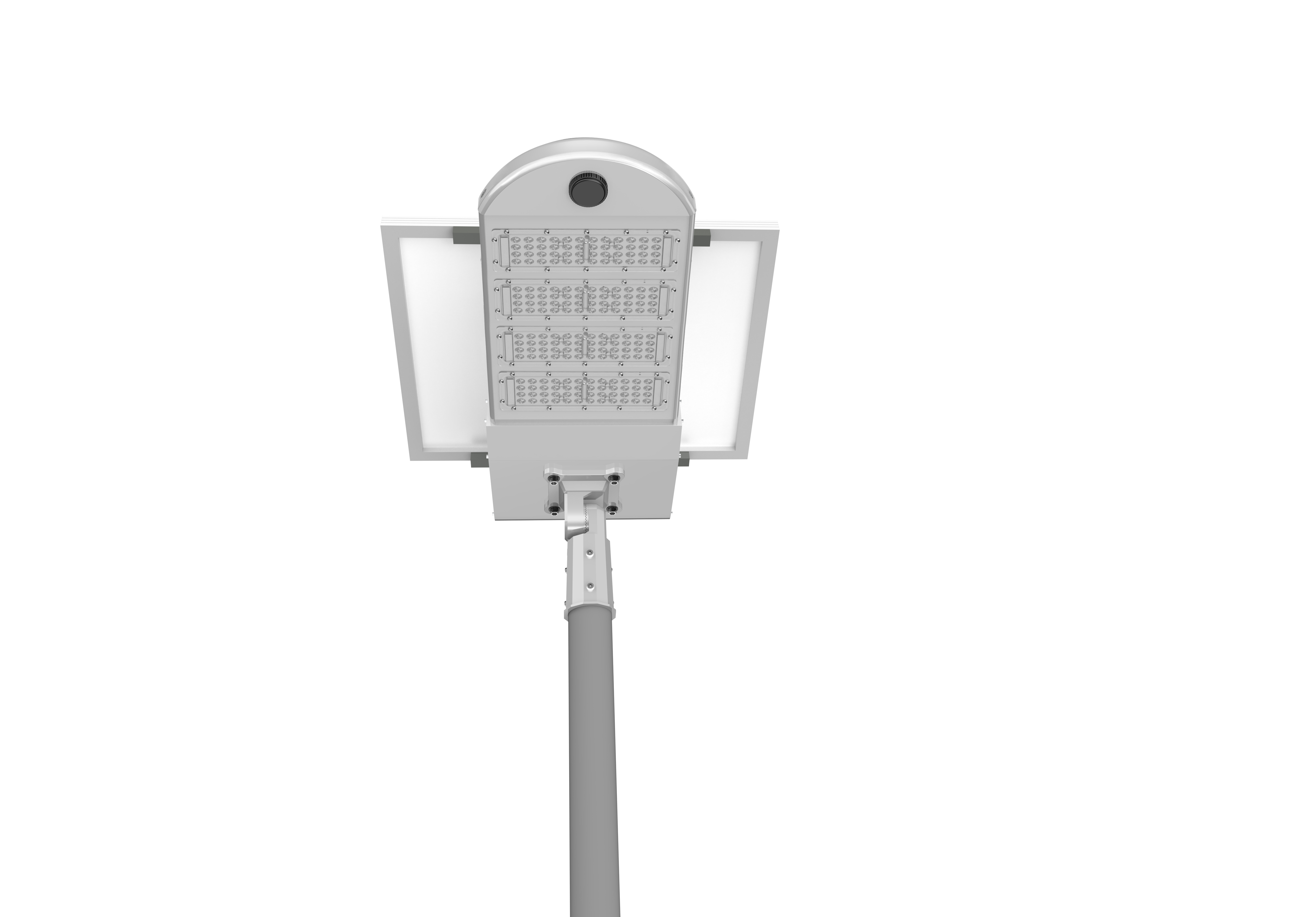 Automated White Commercial Street Lighting