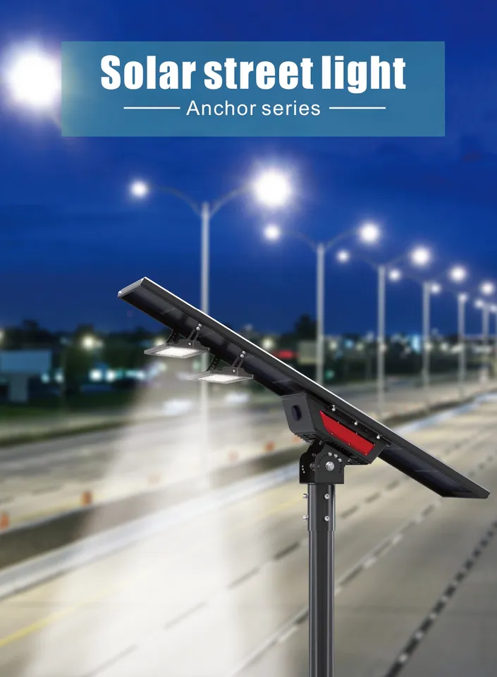 60W Outdoor Aluminum Road Solar LED Street Lights