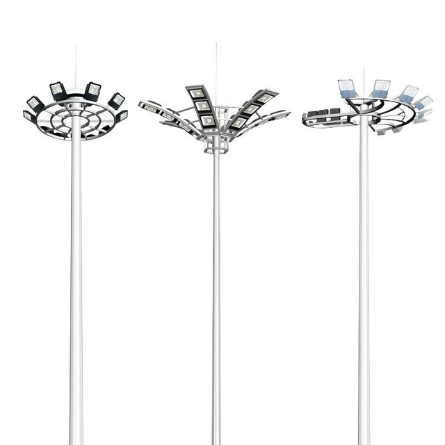 Outdoor Modern Hot Dip Galvanized High Mast Light Lamp Pole