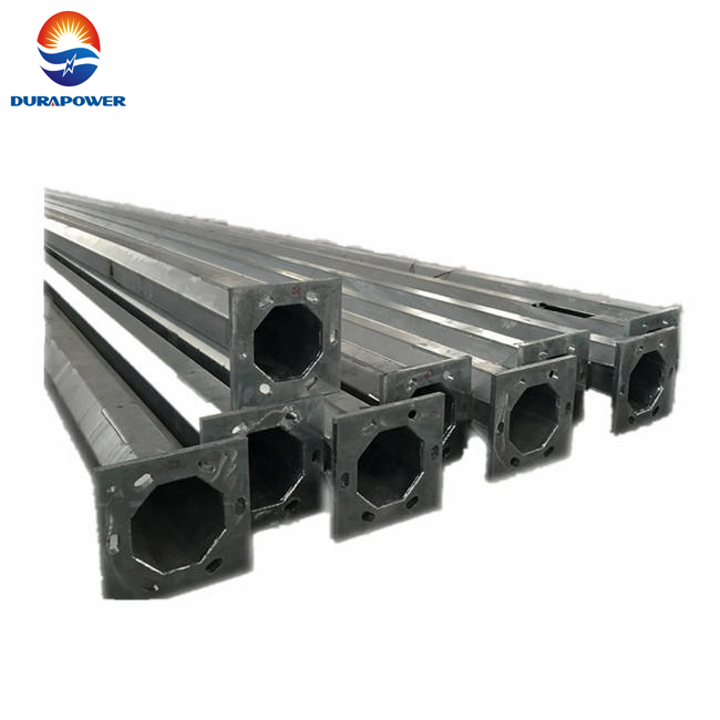 Customized Hot Galvanized Stainless Solar Street Lamp Post