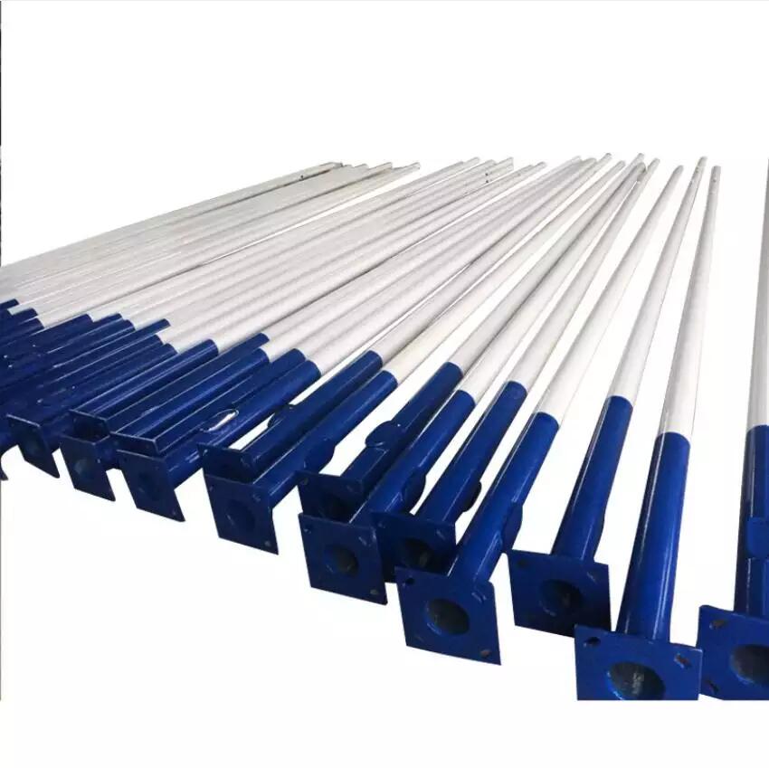Highway OEM ODM Galvanized Q235 Steel Street Light Pole
