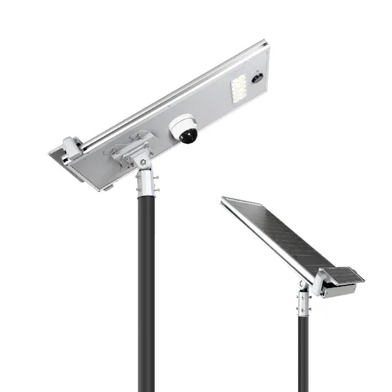 Self Cleaning Solar Street Light with 4G WiFi CCTV Camera All in One Outdoor Security Solution
