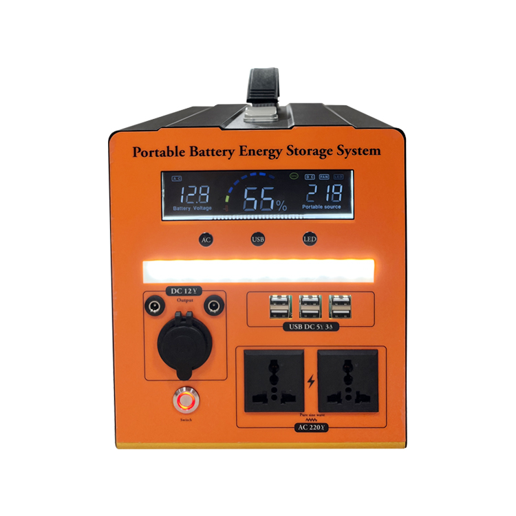 Rechargeable Battery Solar Generator Camping Portable Power Station