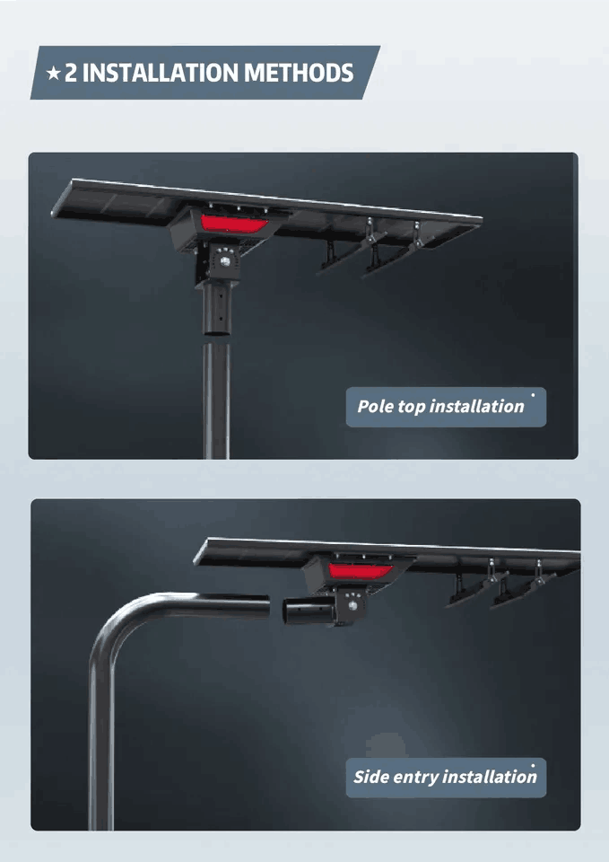 60W Outdoor Aluminum Road Solar LED Street Lights