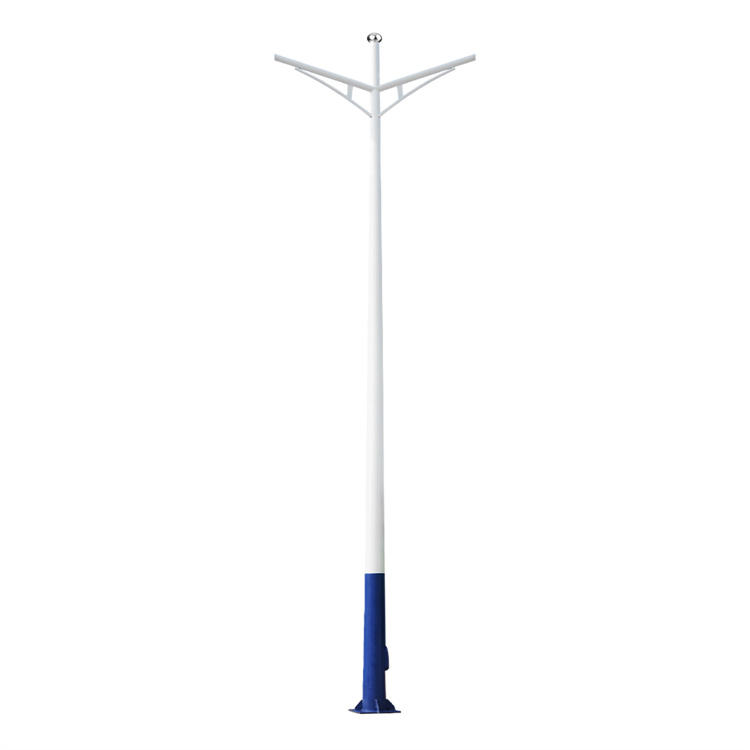 Driveway Multi-functional Stainless Steel Solar Lamp Pole