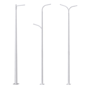 Outdoor Economic Cast Iron Galvanized Solar Lamp Poles