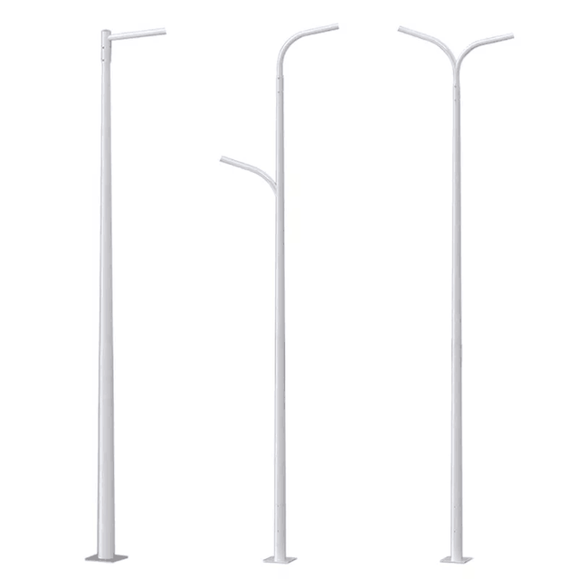 Outdoor Economic Cast Iron Galvanized Solar Lamp Poles