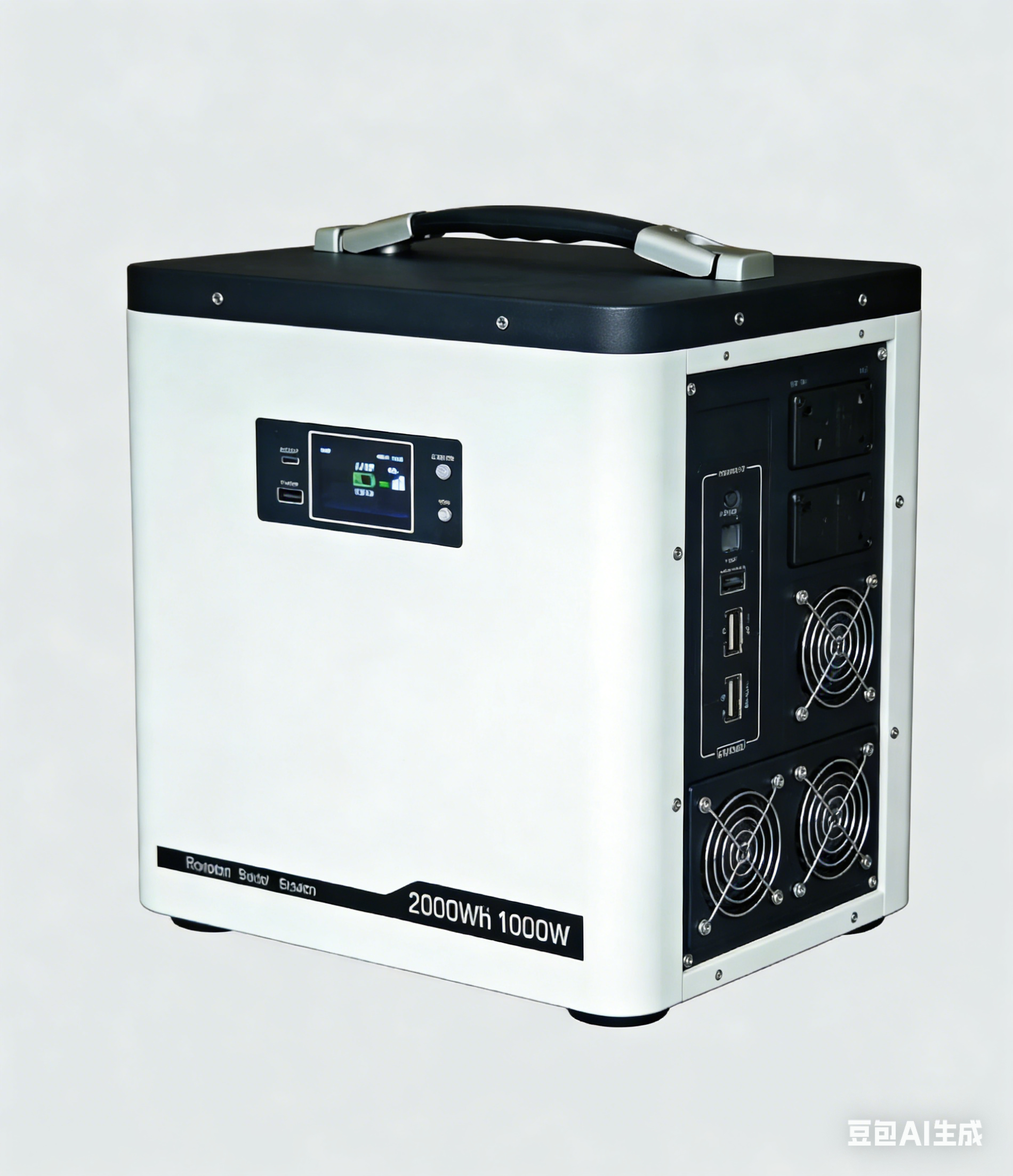 Rechargeable Battery Solar Generator Camping Portable Power Station 1000W