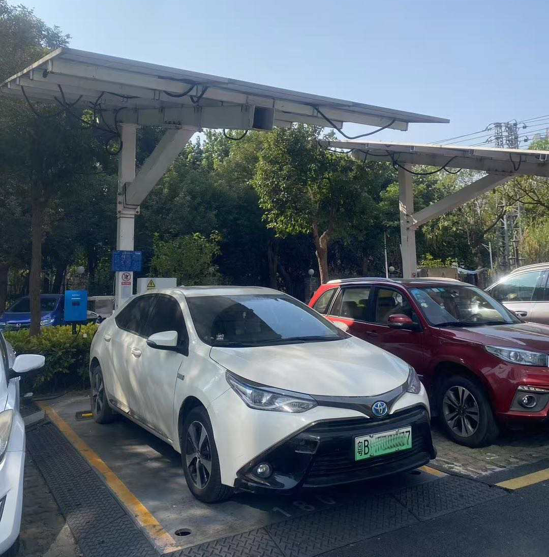 60KW Commercial & Residential Solar Carport Waterproof Aluminum PV Car Parking System