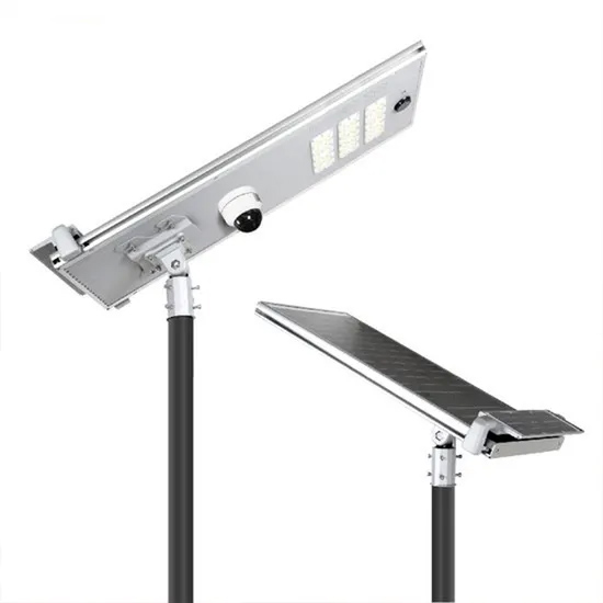 Self Cleaning Solar Street Light with 4G WiFi CCTV Camera All in One Outdoor Security Solution