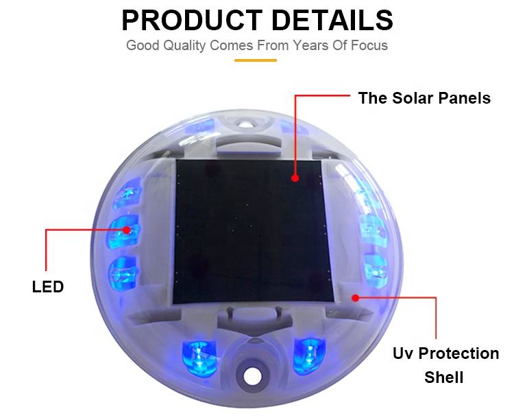  Pathway Light LED Solar Cat Eye Road Stud