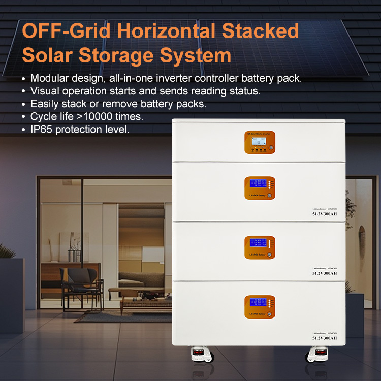 OEM/ODM Stackable Rack Battery | 48V 100Ah-300Ah LiFePO4 for Solar Storage*