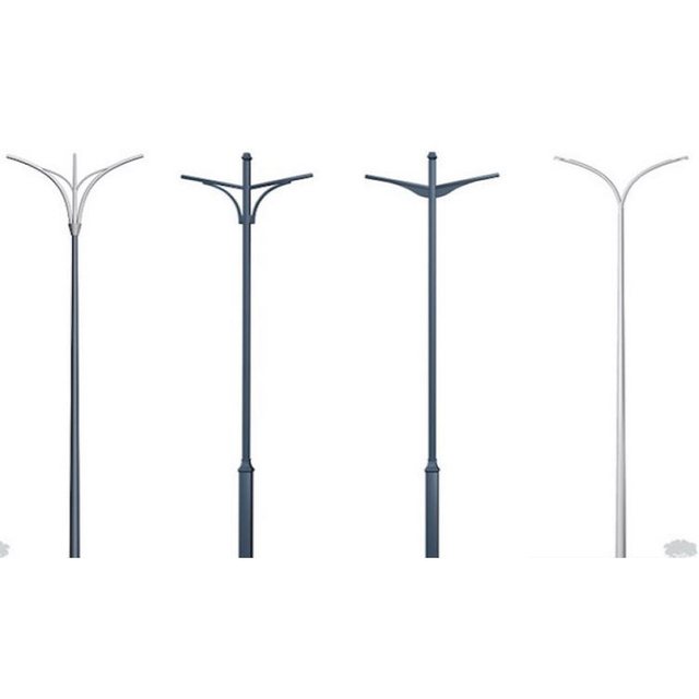 Professional Waterproof Galvanized Custom Street Lamp Pole