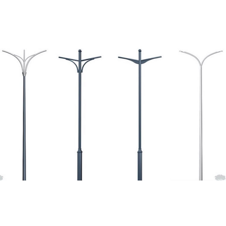 Professional Waterproof Galvanized Custom Street Lamp Pole